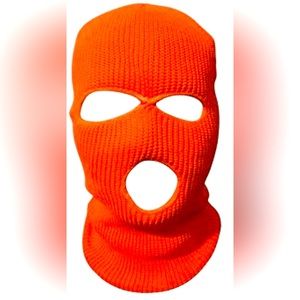 ski mask (orange) one size fits all